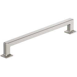 Lintel 8-13/16" Center to Center Cabinet Pull , Satin Nickel