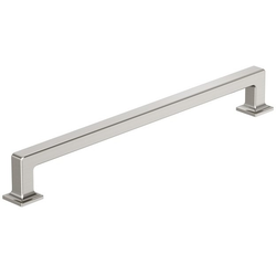 Lintel 10-1/16" Center to Center Cabinet Pull , Satin Nickel
