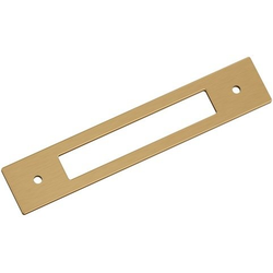 Medora 5-1/16" Center to Center Backplate for Cabinet Pull , Champagne Bronze