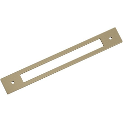 Medora 7-9/16" Center to Center Backplate for Cabinet Pull , Golden Champagne