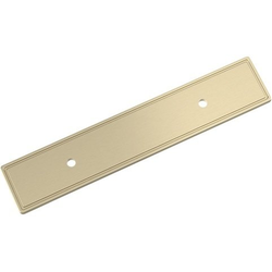 Thoreau 3" Center to Center Backplate for Cabinet Pull , Golden Champagne