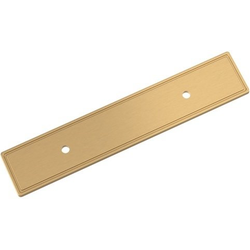 Thoreau 3" Center to Center Backplate for Cabinet Pull , Champagne Bronze