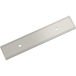 Thoreau 3" Center to Center Backplate for Cabinet Pull , Satin Nickel