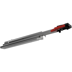  Fulterer 3002,18" Length Undermount Soft Close Slide for Frameless Cabinet Construction, 5/8" Thickness Sides Required, Front Locking Clips Included