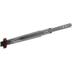FR5019 Side Mount 15-3/4 Inch Length Full Extension Ball-Bearing Slide with Interlock/Anti-Tilt Closing Mechanism, 1 Inch Overtravel