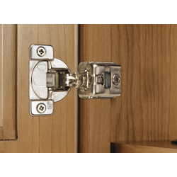 Grass TEC 864 108 Degree Opening Soft-Close 1-1/4" Overlay Hinge, Press-in Dowel Mounting, 42 mm Hinge Screw Spacing