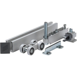 Top Line Grant One Door Low Profile Ball-Bearing Carrier Set For HD Series Track, 175 Lbs Weight Capacity