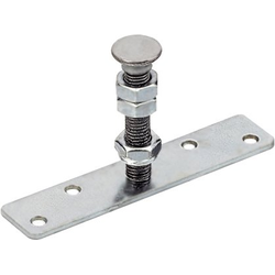Top Line Grant 72" Length 6000 Series Top Mounted Double Track Plate For 2" Bypass Sliding Doors, Steel