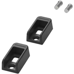 19% OFF Conero Closet Rod Top Mounts, Powder Black, 10 Pack