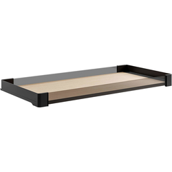 18"–20–1/4" Width x 13–5/8" Depth x 2–7/8" Height Conero Closet Drawer Set, Powder Black