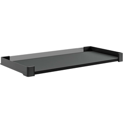 24"–26–3/8" Width x 13–5/8" Depth x 2–7/8" Tray Height Conero Closet Comfort Tray Set, Powder Black