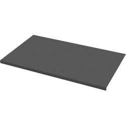38-5/16" Width x 13-5/8" Depth x 1/16" Height Conero Interior Flock Mat with Front Edge, Anthracite, 5 Pack