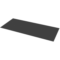 28-1/8" Width x 18-3/4" Depth x 1/16" Height Conero Interior Flock Mat without Front Edge, Anthracite, 6 Pack