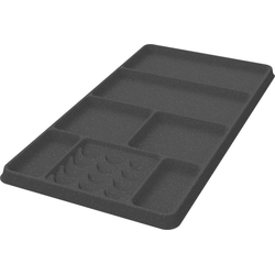 20% OFF 8-3/4" Width x 18-3/4" Depth x 9/16" Height Conero Jewelry and Ring Flock Trays, Anthracite, Pack of 6