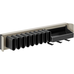 20% OFF Conero Belt and Tie Pull-Out Organizer with 9 Prongs with Storage Bowl for 18-3/4" Minimum Cabinet Depth, 2-5/8" Width, Champagne
