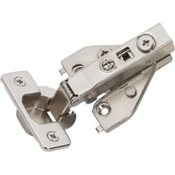 25% OFF Amerock Soft-Close Full Overlay Hinge and Face Frame Style Mounting Plate Set (2 of each) including Screws, 105 Degree Opening Angle, Nickel 