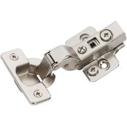 25% OFF Amerock 2-Pack Full Inset Door Set including 2 Hinges, Frameless Mounting Plates, and Screws, Soft-Closing (Damper), 105 Degree Opening Angle, Nickel 
