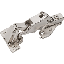 25% OFF Amerock Self-Close (Spring) Full Overlay Hinge and Face Frame Style Mounting Plate Set (2 of each) including Screws, 165 Degree Opening Angle, Nickel 