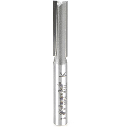 Amana 45210 Carbide 2 Flute Straight Plunge Router Bit, 1/4" Cutting Edge Diameter x 3/4" Length, 1/4" Diameter Shank x 2-1/4" Overall Length