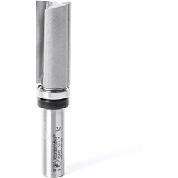 Amana 45465 Carbide Ball-Bearing 2 Flute Plunge and Templating Router Bit, 3/4" Cutting Edge Diameter x 1-3/4" Length, 1/2" Diameter Shank x 3-3/4" Overall Length