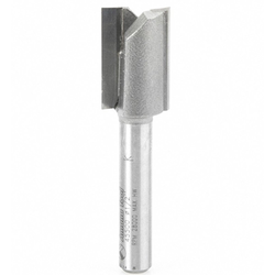 Amana 45500 Carbide 2 Flute Mortising Router Bit, Cutting Edge 1/2" Diameter x 3/4" Length, 1/4" Diameter Shank x 2" Overall Length