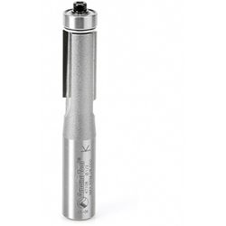 Amana 47108 Carbide Ball-Bearing 2 Flute Flush Trim Router Bit, 1" Cutting Height, 3-1/4" Overall Length, 1/2" Diameter Shank 
