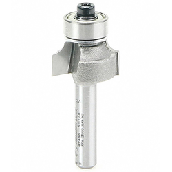 Amana 49496 Carbide Ball-Bearing 2 Flute 1/8" Radius Corner Rounding Router Bit, 1/4" Diameter Shank x 2" Overall Length