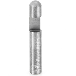 Amana 51200 Carbide Single Flute 1/4" Pilot Flush Cut Trim Router Bit, 1/4" Diameter Shank x 1-1/2" Overall Length