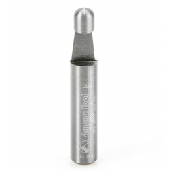 Amana 51202 Carbide Single Flute 7 Degree Pilot Flush Cut Trim Router Bit, 1/4" Diameter Shank and Cutting Edge x 1-1/2" Overall Length