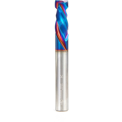Amana 4617K CNC Compression Spiral 2 Flute Router Bit with 3/8" Shank, 3" Length, 3/8" Diameter, 7/8" Cut Height, EL Coating