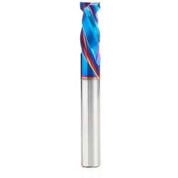 Amana 46367K CNC 2 Flute Mortise Compression Spiral Router Bit with 3/8" Shank, 3" Length, 3/8" Diameter, 7/8" Cut Height, EL Coating