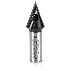 Amana RC1045 Insert 45 Degree Insert V-Groove CNC Router Bit for MDF, 1/2" Shank, 7/8" Cutting Height