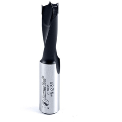 8mm Diameter Right Hand Machine Boring Bit, 57mm Overall Length, Black