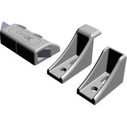 30% OFF CompX DL-200W Double Door Latch Kit to Secure Both Doors on a Double Door Cabinet for Right Installation Without Center Divider, White