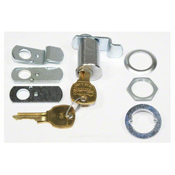 CompX 8102 Disc &amp; Tumbler Cam Lock for 3/4" Material, Keyed Alike # 915, 3/4" Diameter Drilling Required, Dull Chrome
