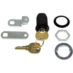 30% OFF CompX 8053 Black Disc & Tumbler Cam Lock, 90 Degree Cam Turn, Flush /Lipped/Overlay, 1-3/16" Cylinder Length, 7/8" Max. Door Thickness, Keyed #413