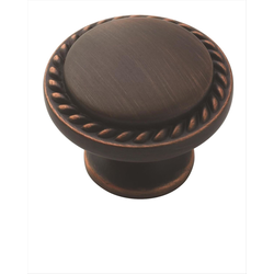 Allison Value Hardware 1-1/8 Inch Diameter Oil Rubbed Bronze Cabinet Knob