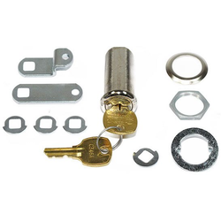 30% OFF CompX 8060 Disc & Tumbler Cam Lock, 1-3/4" Cylinder Length, 1-7/16" Material, Keyed Alike #415, Bright Nickel
