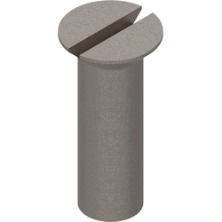  Cabinet Connection Sleeve for Connecting 5/8" to 3/4" Frameless Cabinets, Required M-4 Bold Sold Separately, Flush 5/16" Diameter Head, Nickel 