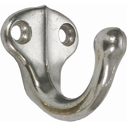 20% OFF 2-1/4" Height Single Garment Hook, Aluminum