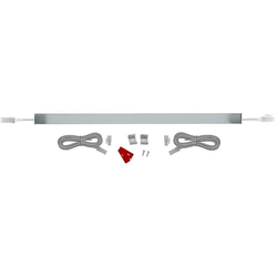 Tresco INFINEX Face Frame LED Cabinet Light Kit for 21" Width Wall Cabinets, 12V/5.25W each, 11/16" W x 1/2" H, Satin Chrome Housing, 3000K Cool White