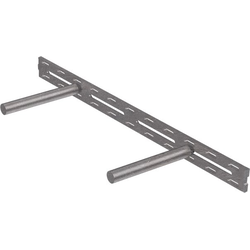 United 22" Width x 6" Depth Modular Floating Shelf Bracket, Raw Steel