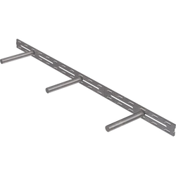 United 34" Width x 6" Depth Modular Floating Shelf Bracket, Raw Steel