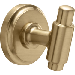 Piper 2-1/8" Length x 2" Width Champagne Bronze Robe Single Hook , 2-3/16" Projection