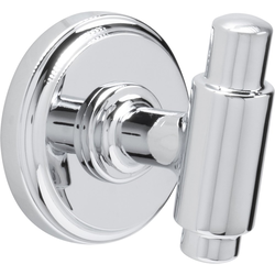 Piper 2-1/8" Length x 2" Width Chrome Robe Single Hook , 2-3/16" Projection