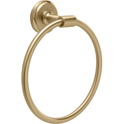 Piper 7-1/4" Length x 6-1/2" Width Champagne Bronze Towel Ring , 2-7/16" Projection