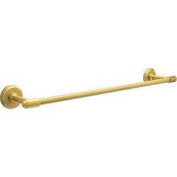 Piper 18" Center to Center Brushed Golden Brass Towel Bar , 20" Length, 2" Width, 3-7/16" Projection