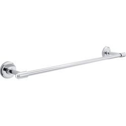 Piper 18" Center to Center Chrome Towel Bar , 20" Length, 2" Width, 3-7/16" Projection