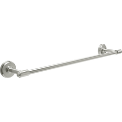 Piper 18" Center to Center Satin Nickel Towel Bar , 20" Length, 2" Width, 3-7/16" Projection