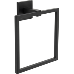 Skylight 7-7/16" Length x 6-1/2" Width Matte Black Towel Ring , 2-5/8" Projection